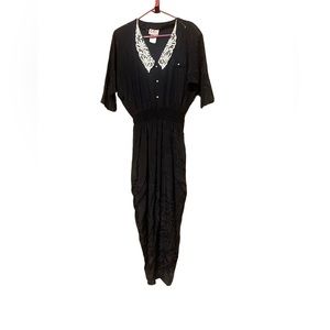 Vintage 1980 L.A Gal made in California. rayon jumpsuit